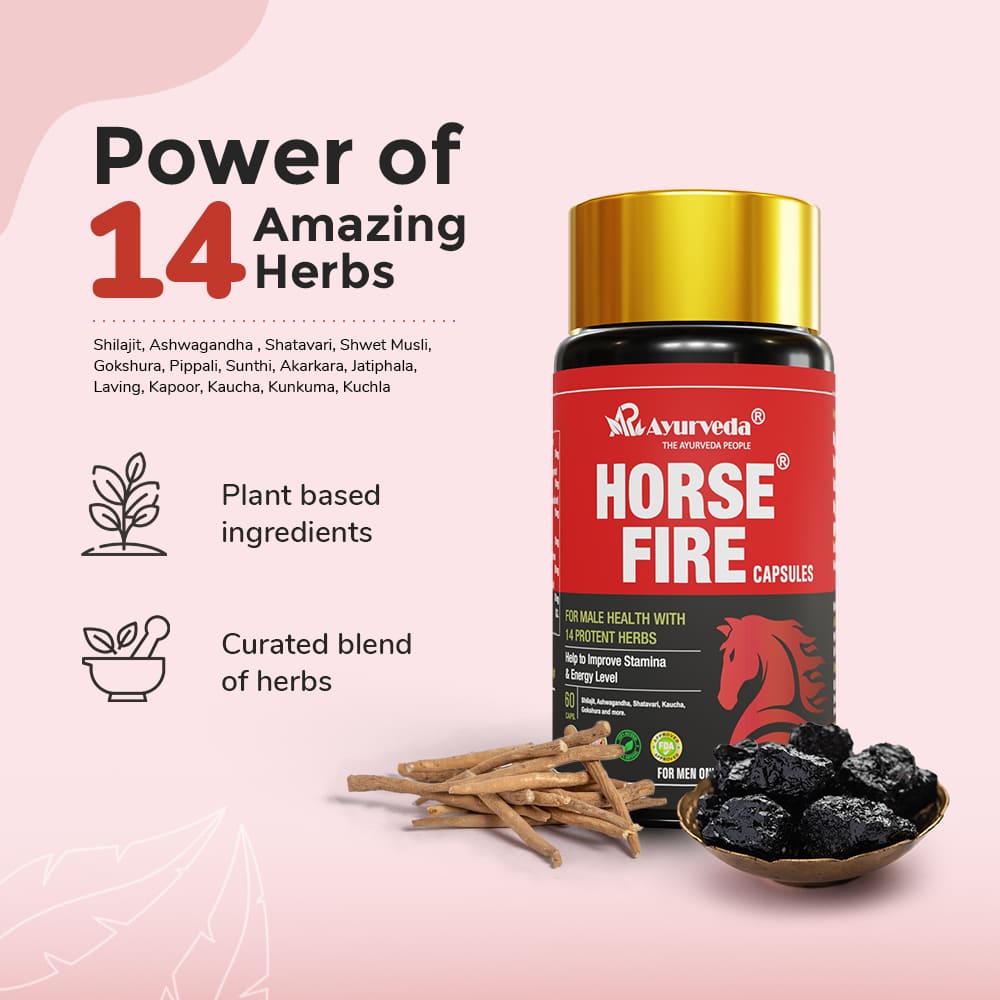 Horse Fire Capsule- Ayurvedic Product To Boost Energy & Stamina
