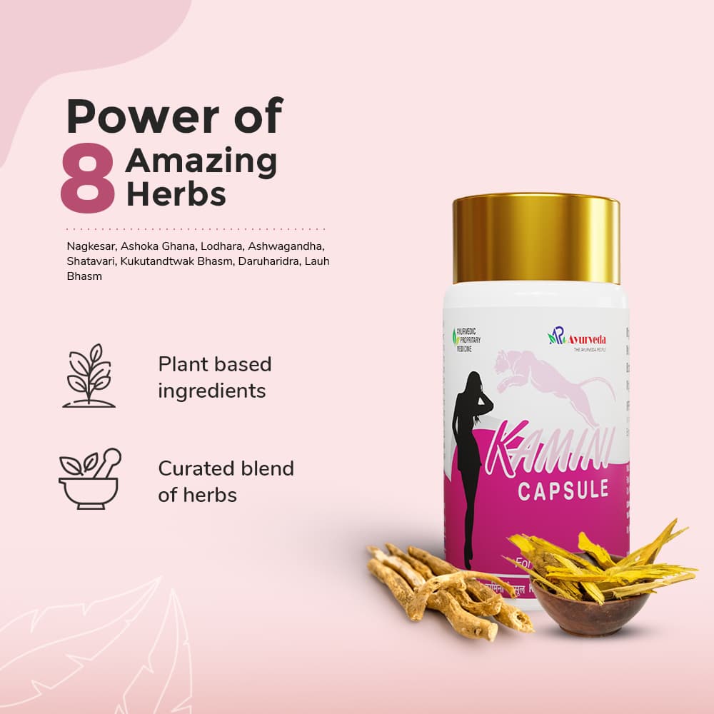 Kamini Capsule – Ayurvedic Female Libido & Hormone Balance