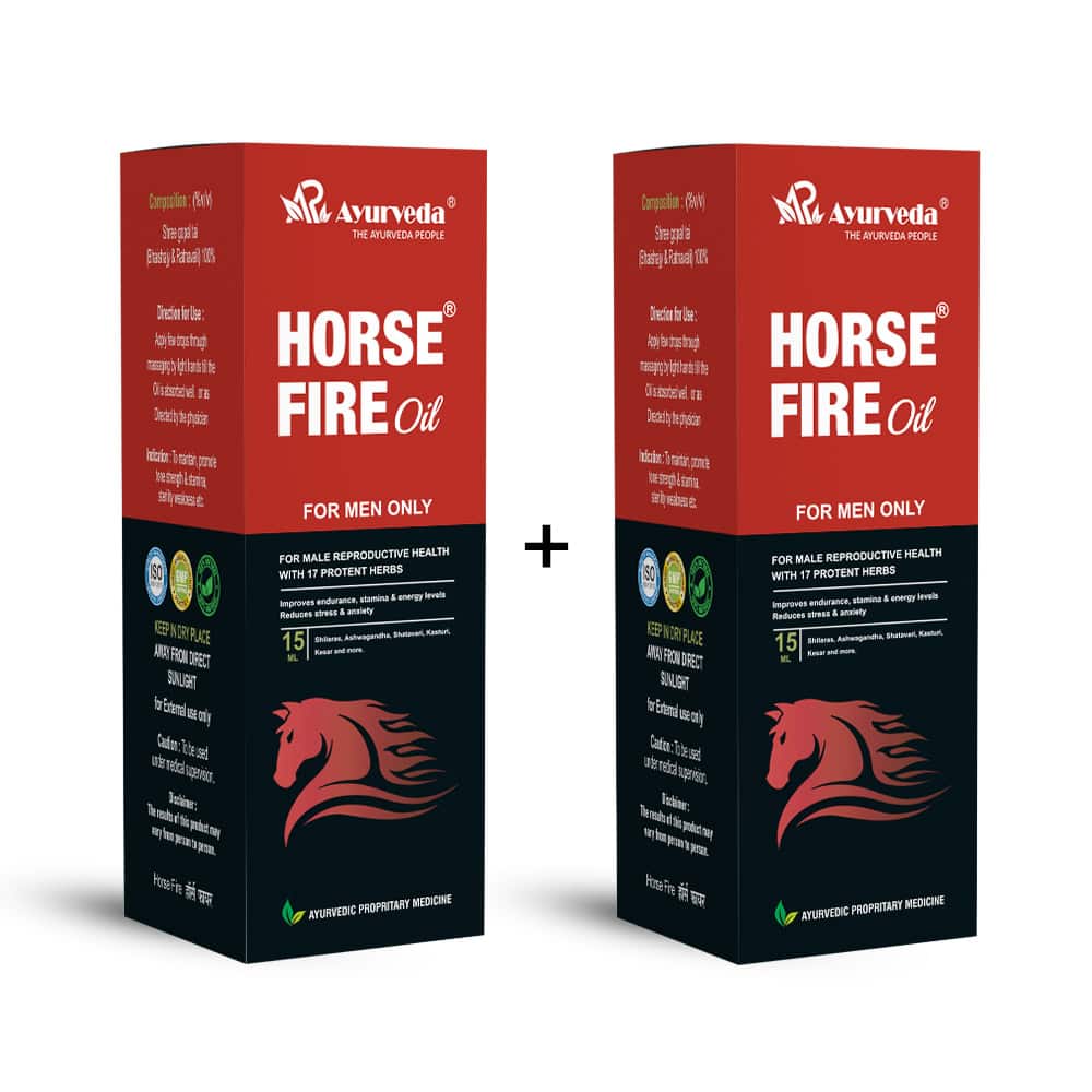 Horsefire Oil - Ayurvedic Genitals Massage Oil For Men