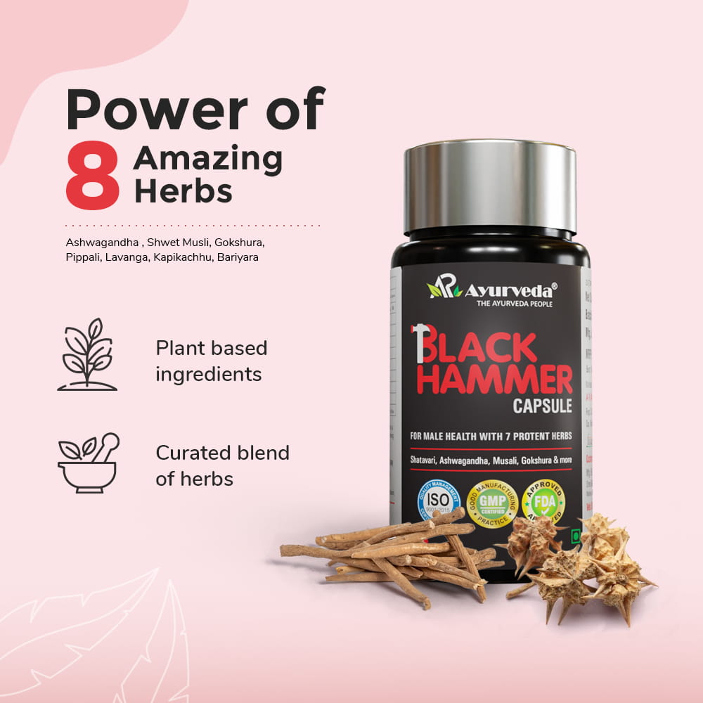 Black Hammer Capsule - For Natural Stamina and Strength