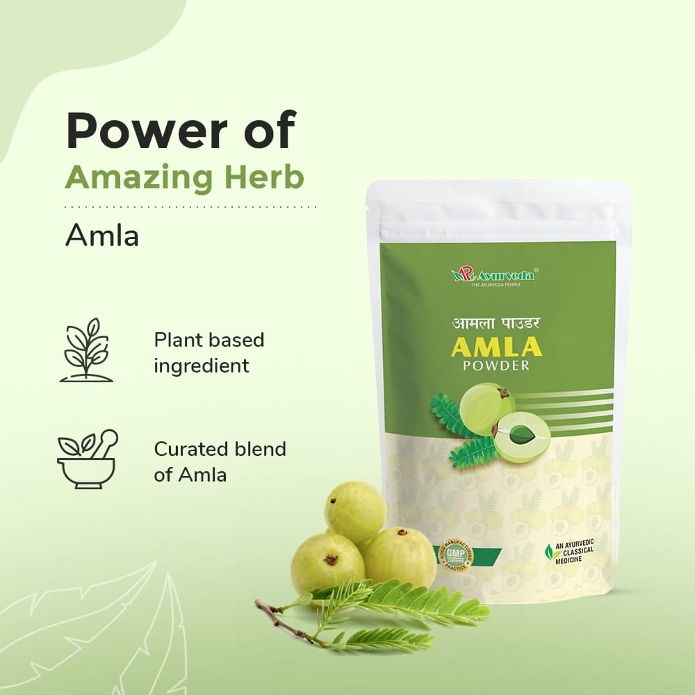 Amla Powder- For Wrinkle Free Skin And Shining Hair