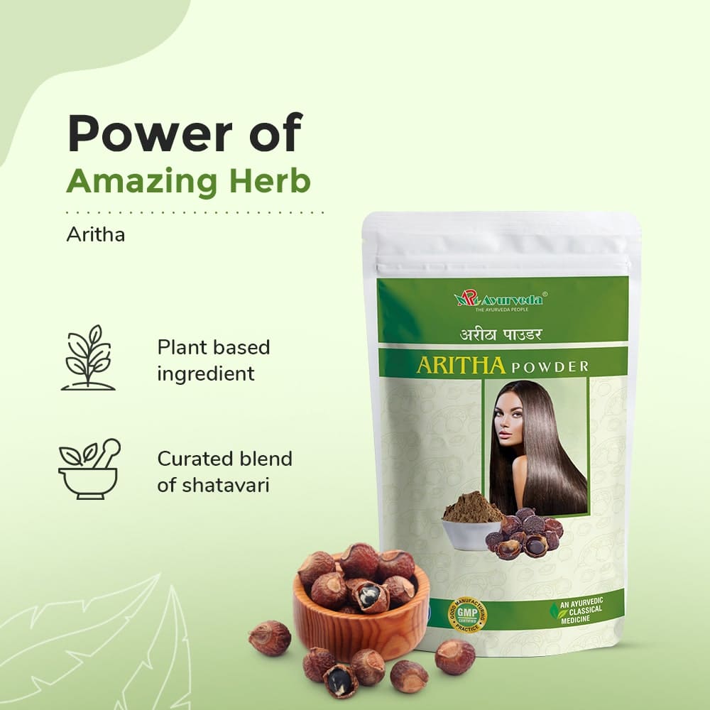 Aritha Powder- Best Ayurvedic Remedy For Dense And Soft Hair