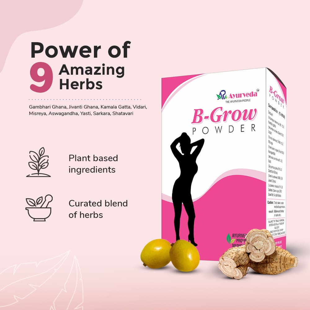 B Grow Powder- Ayurvedic Weight Gain Powder For Female