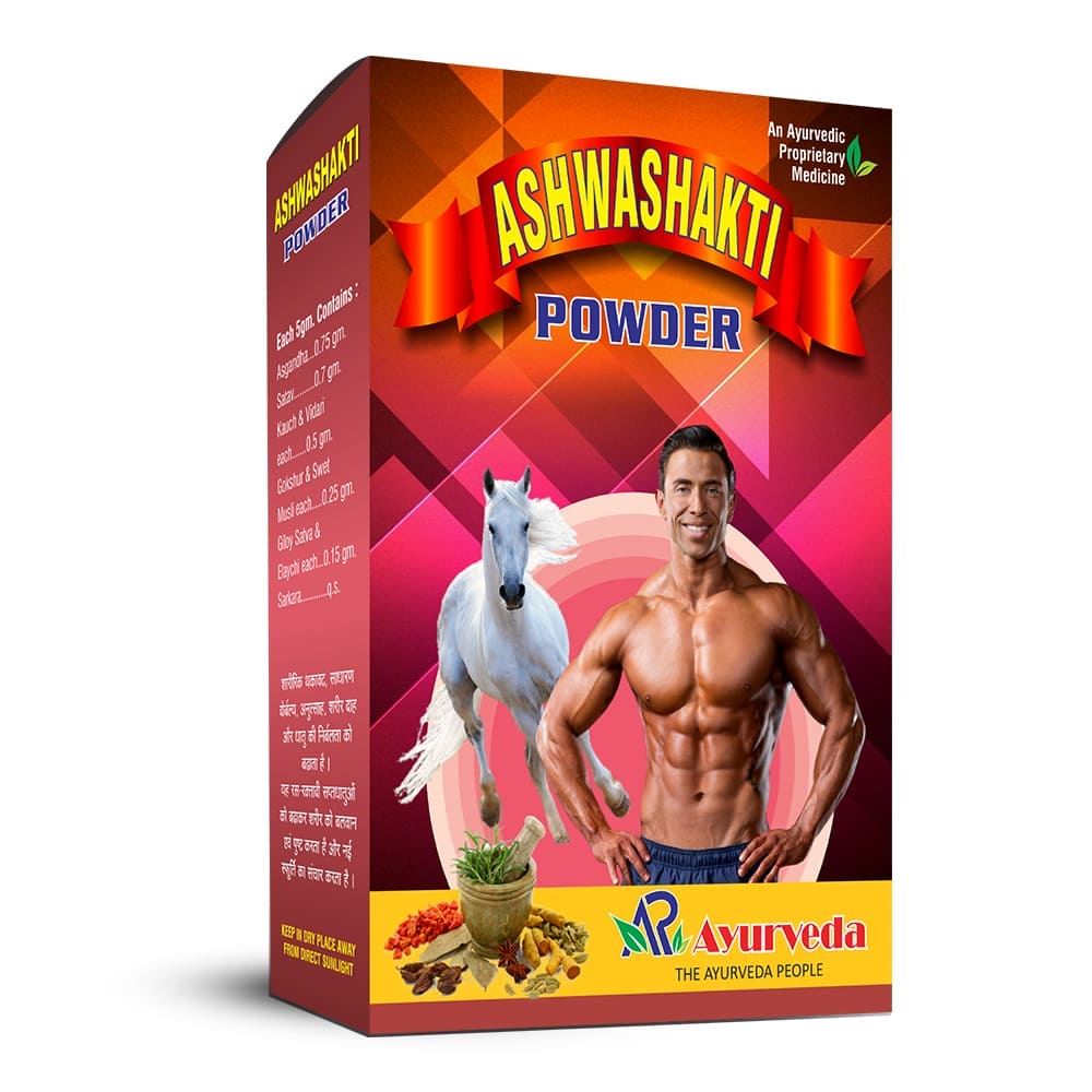 Ayurvedic Ashwashakti Powder for Weight And Muscles Gain