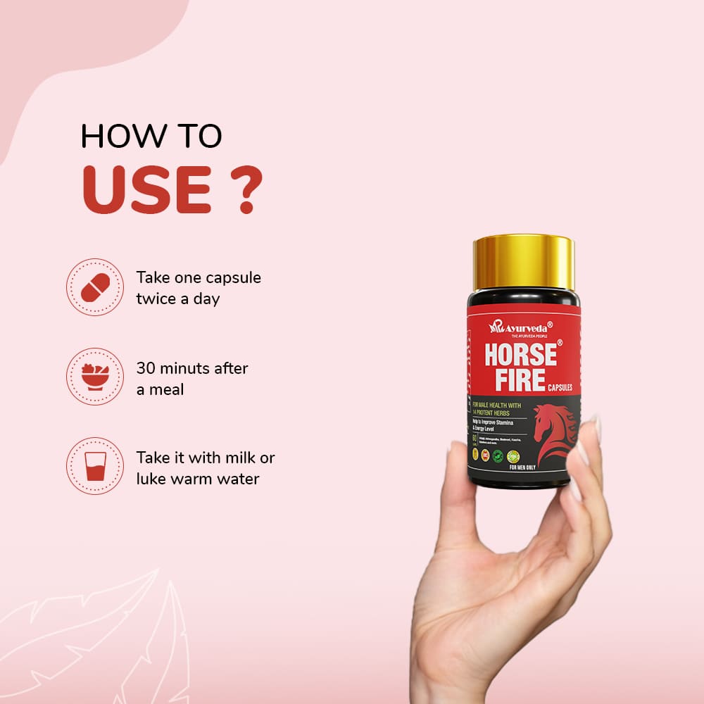 Horse Fire Capsule- Ayurvedic Product To Boost Energy & Stamina