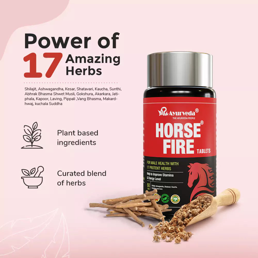 Ayurvedic Horsefire Tablet to enhance Stamina and vitality for Men