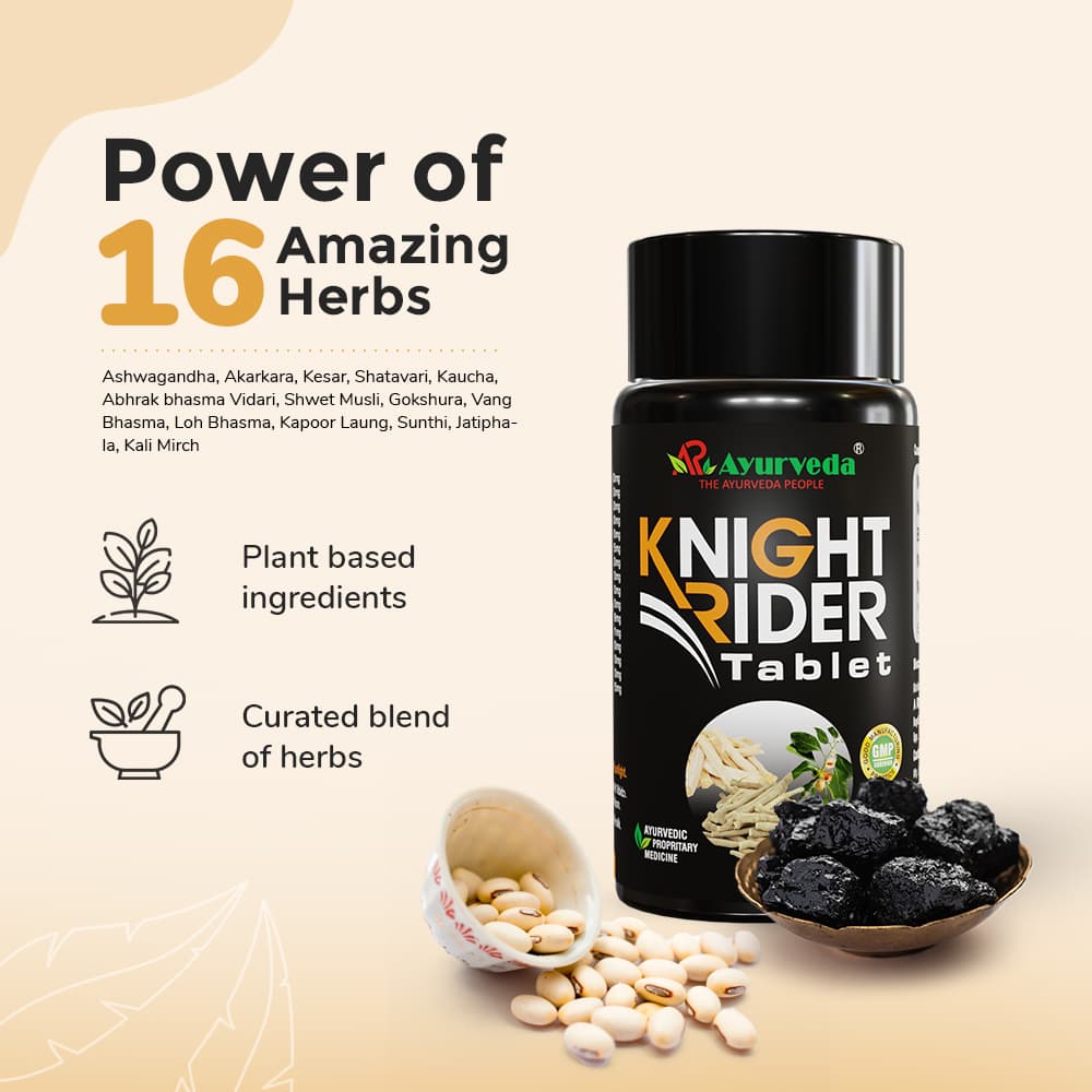 Knight Rider Tablet- Best Ayurvedic Medicine For Stamina And Energy