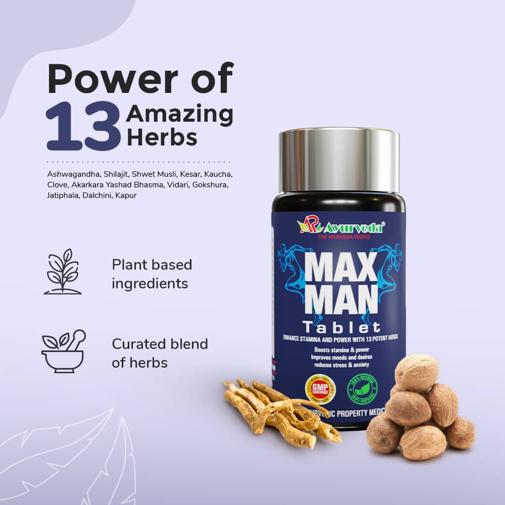 Max Man Tablet- Ayurvedic Medicine For Power And Stamina