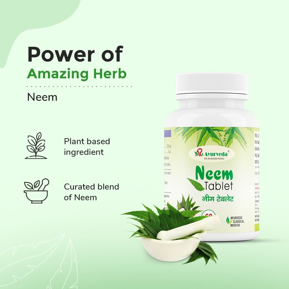 Neem Tablet- Herbal Blood Purifier And Skin Wellness Medicine