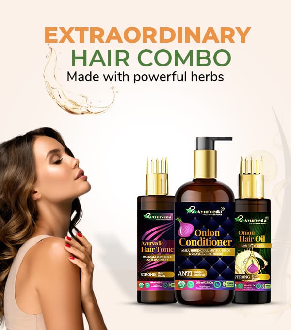 100% Natural Anti Hairfall Hair Care product Combo - AR Ayurveda